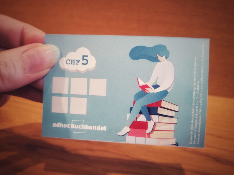 Holen Sie sich mehr Unterhaltung mit unserer Buch-Stempelkarte - Lesevergnügen belohnen und sparen!